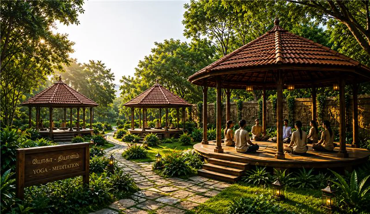Yoga & Meditation Huts